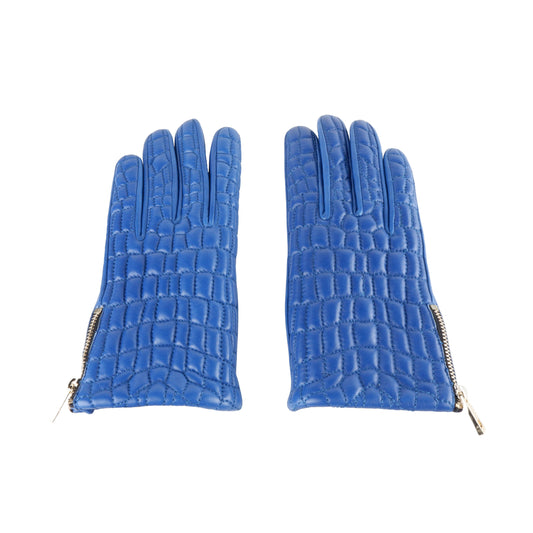 Blue Cqz.003 Lamb Leather Gloves