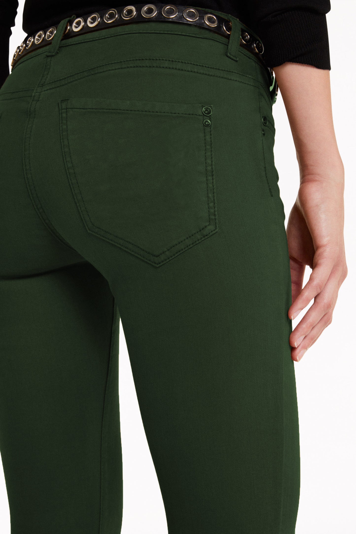 As-verde Patrizia Pepe Jeans & Pant